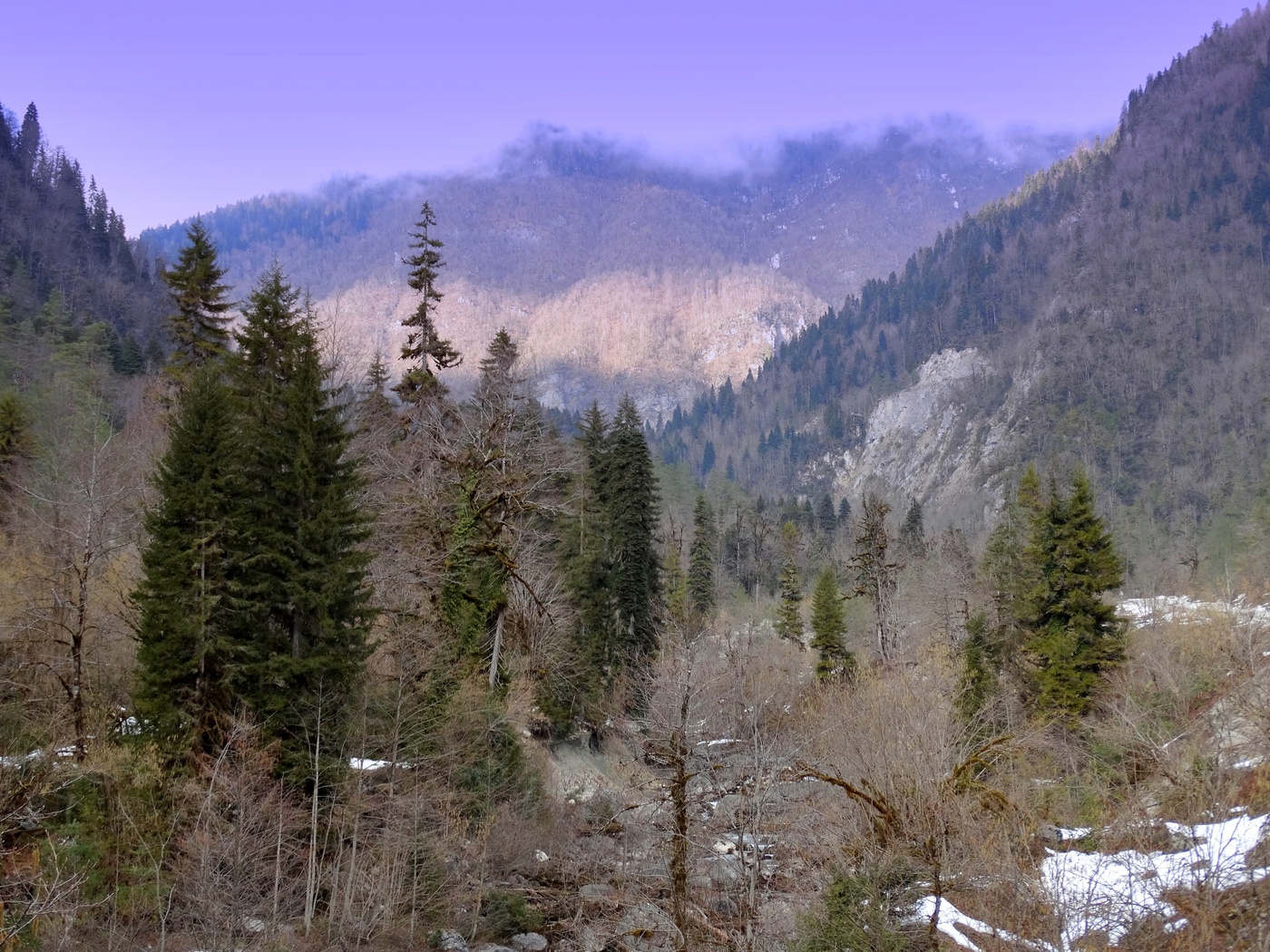 В Юпшарском ущелье