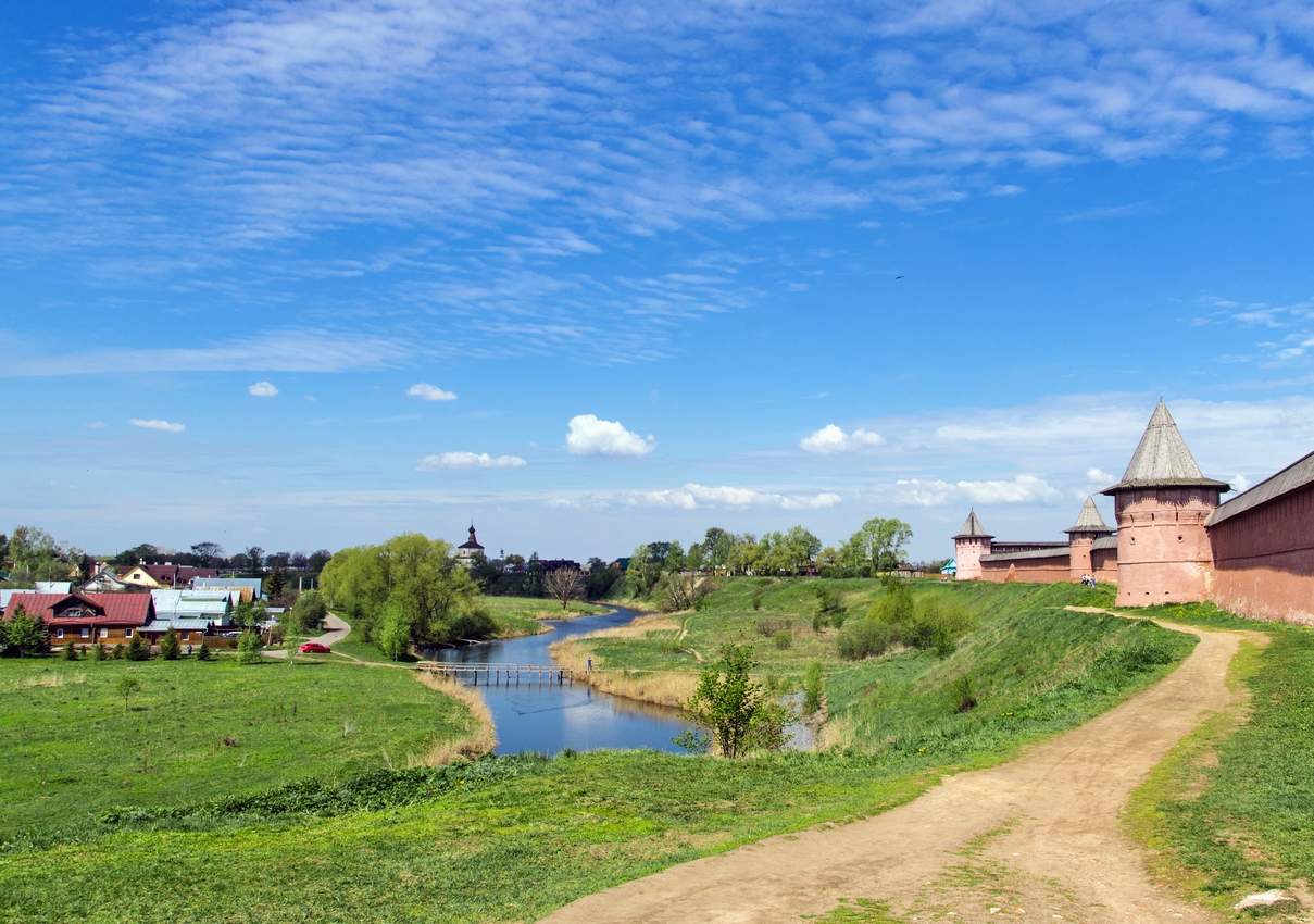 Суздаль. Вид от Спасо-Евфимиева монастыря.