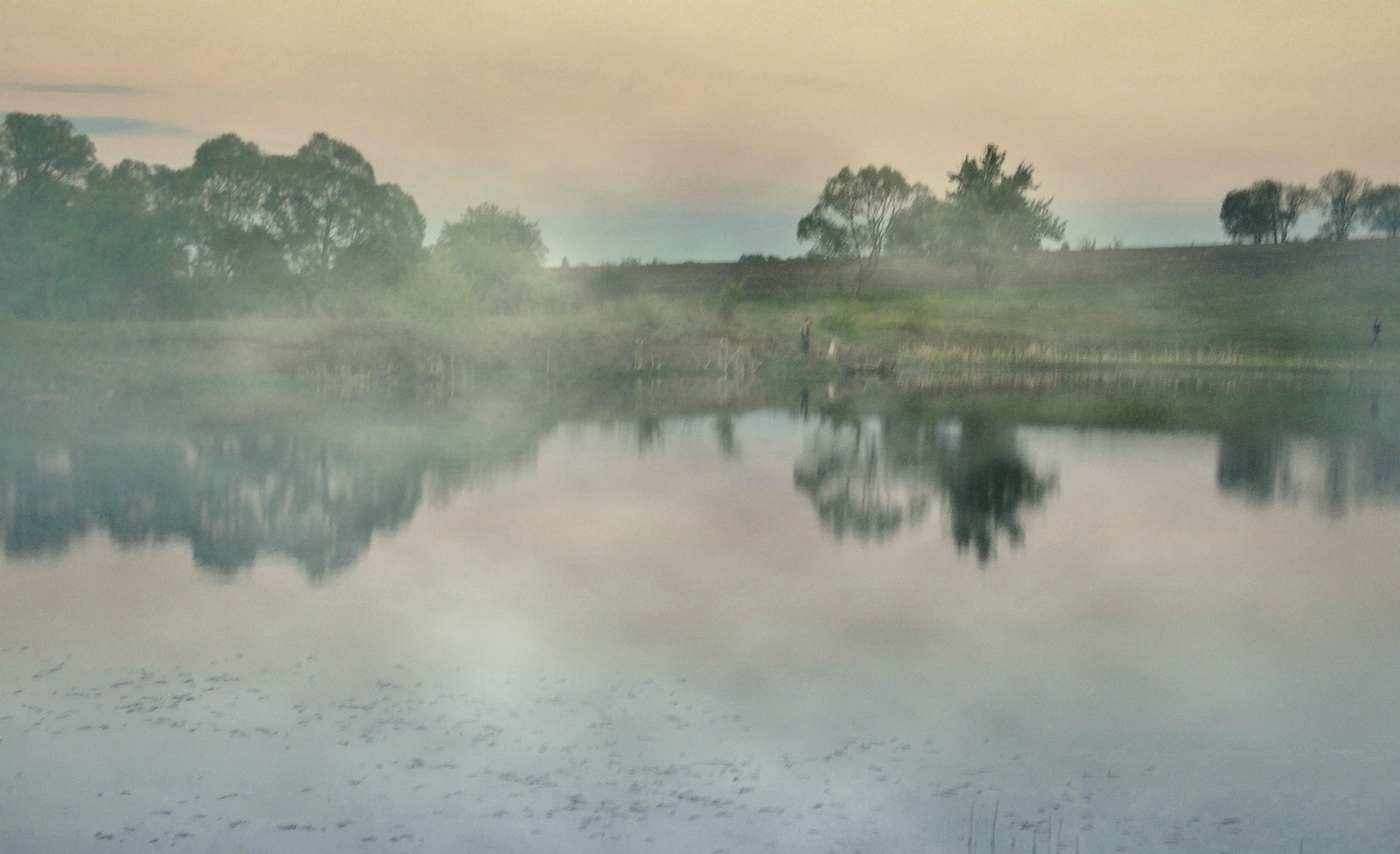 В вечернем тумане