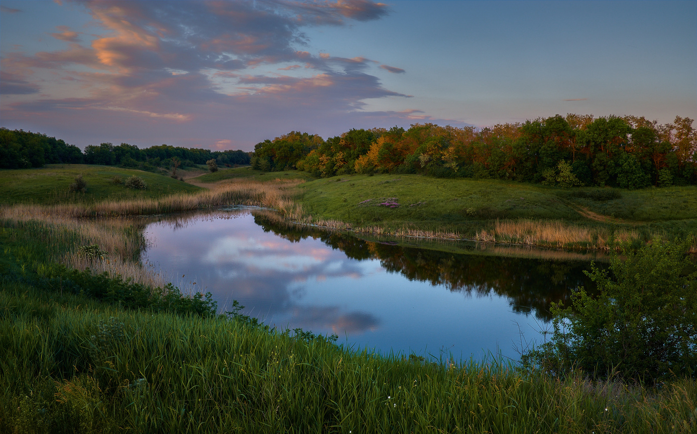Июнь. Придонье. Вечер.