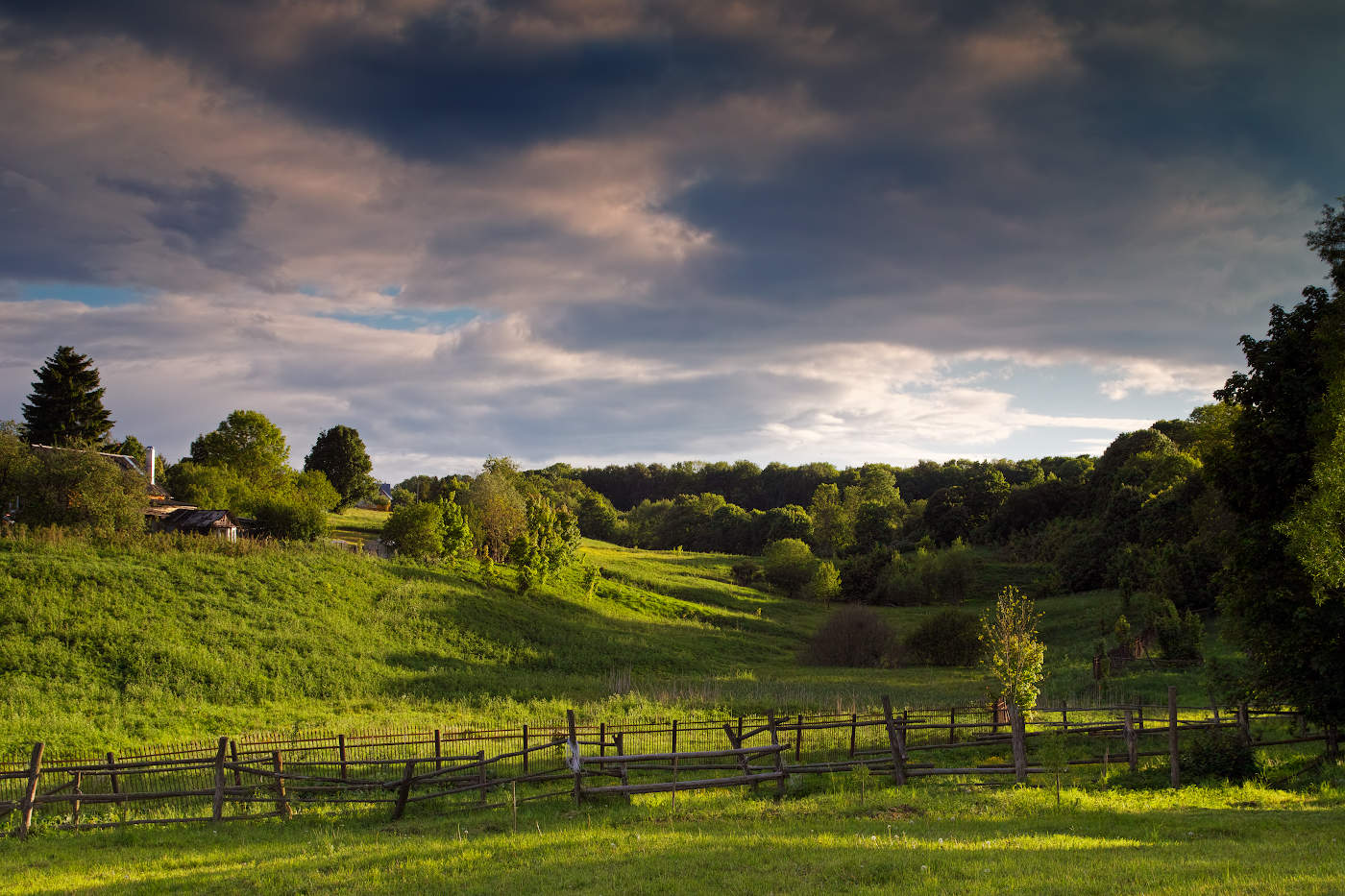 Под хмурым небом
