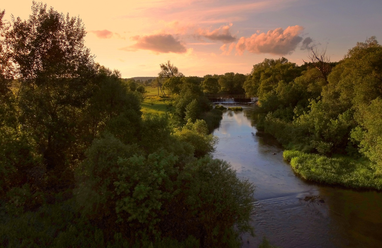 На закате летнего дня