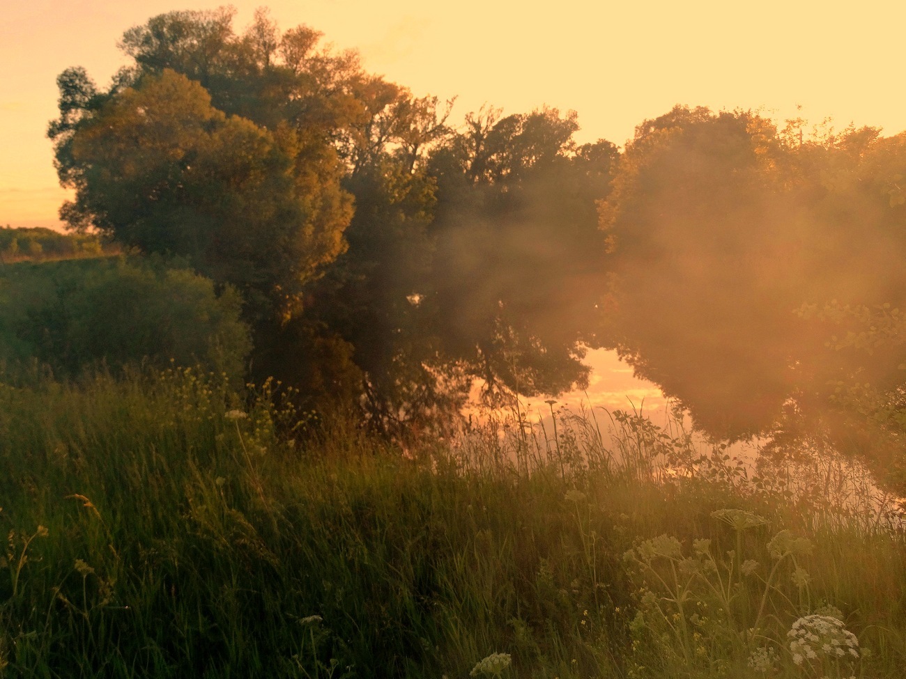Короткая июньская ночь наступает