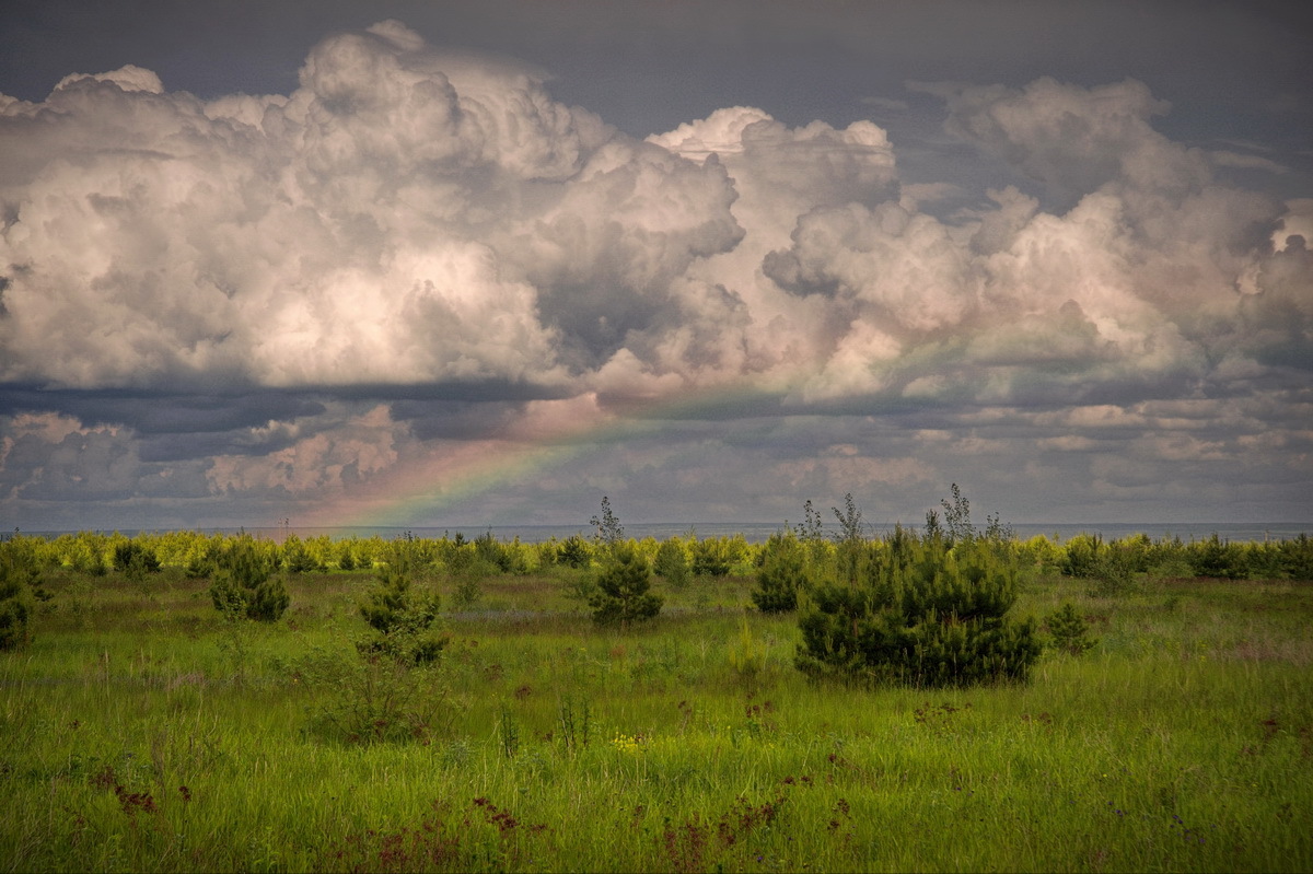 Низкие тучи