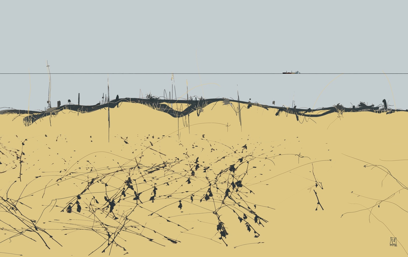 берег. песок