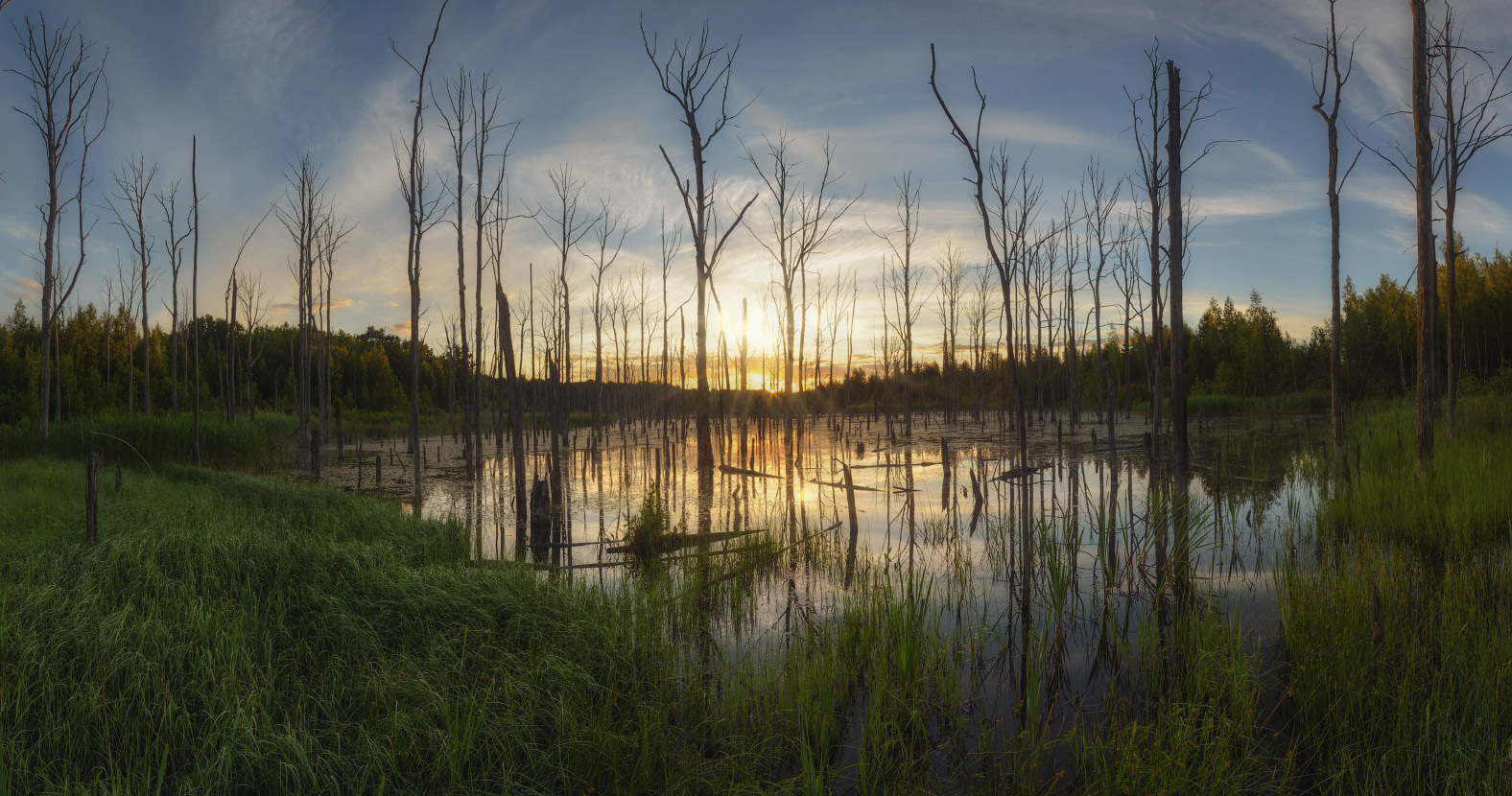 Утро на мертвом озере