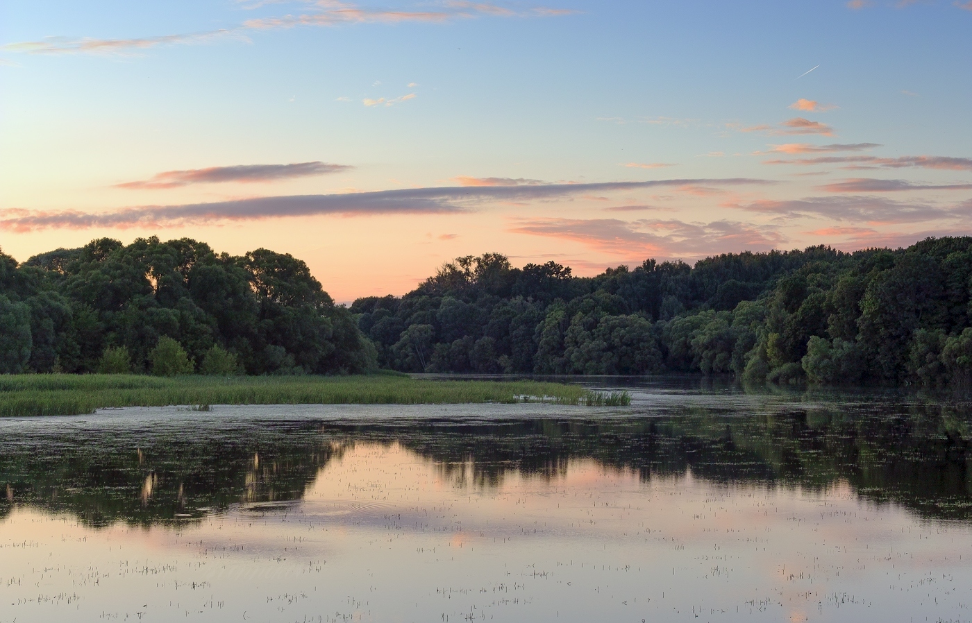 Вечер на графском пруду