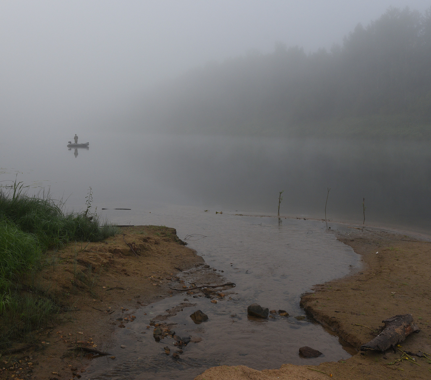 На рассвете ...