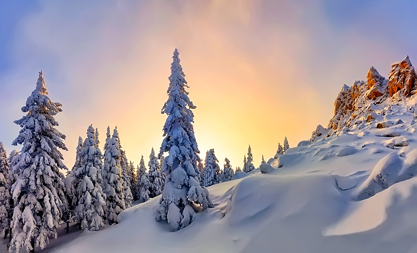 У золотых скал