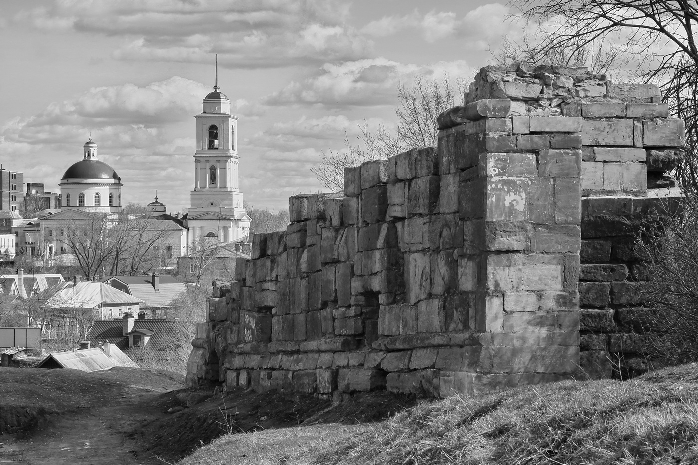 фрагмент крепостной стены