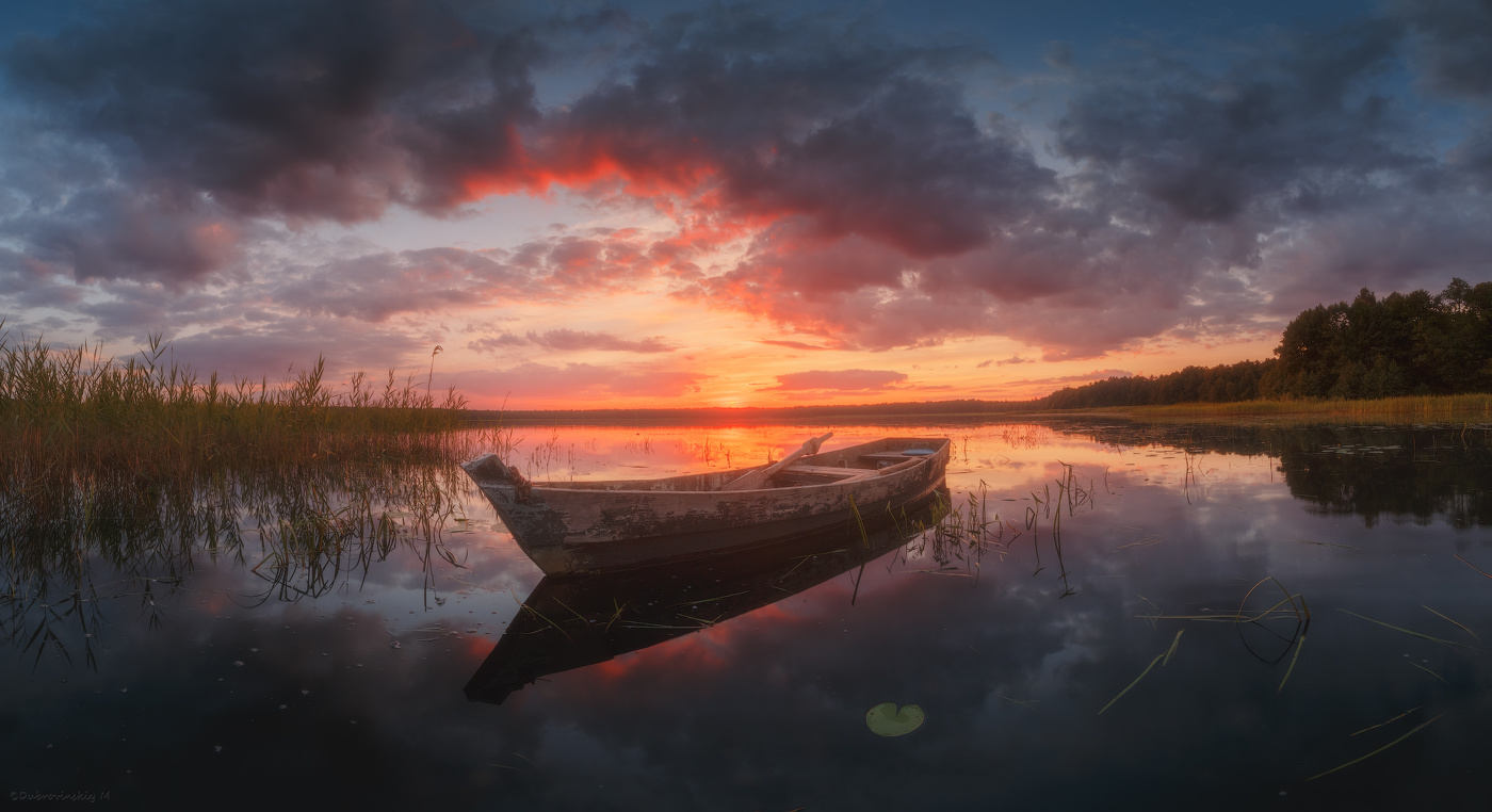 Закат на Воймежном