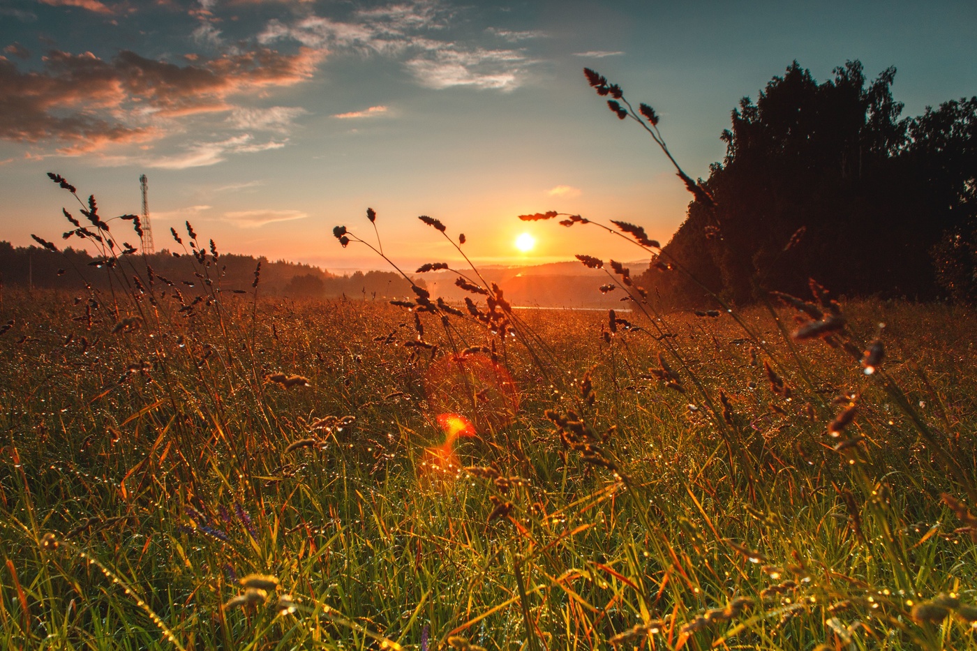 Посл дождя и на закате