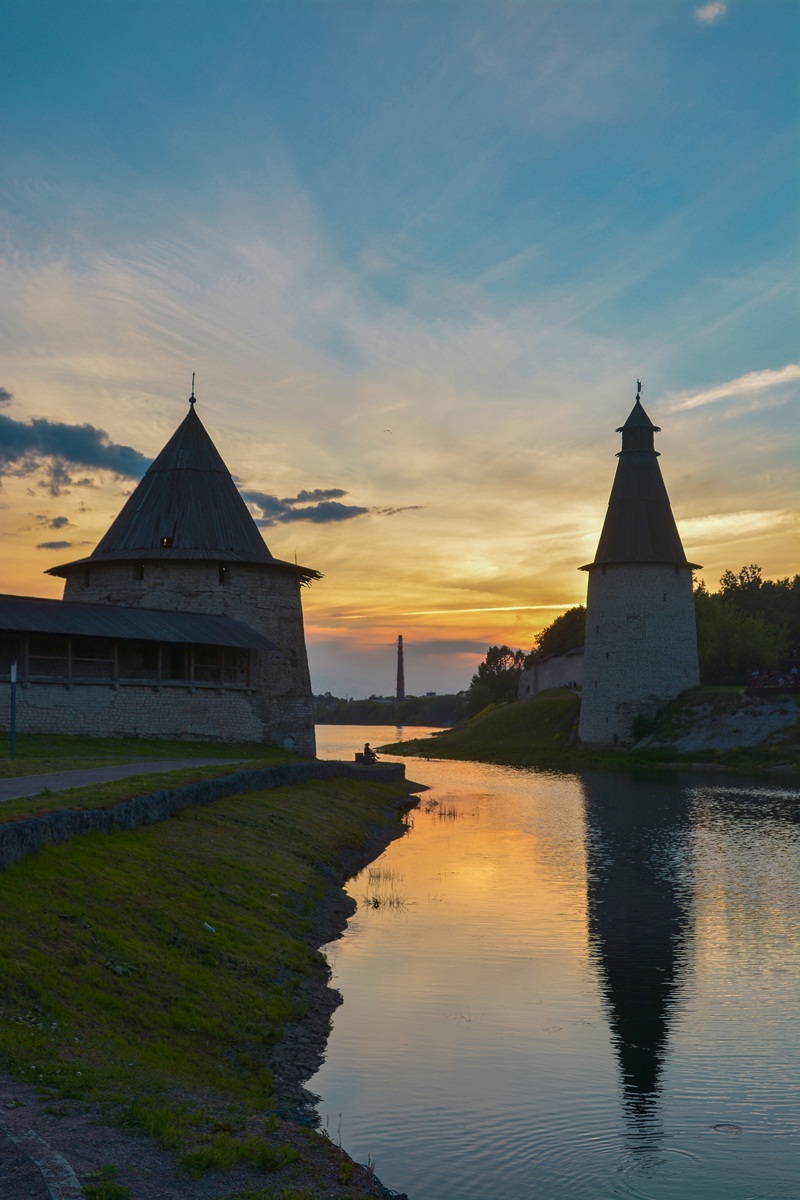Башни псковского кремля