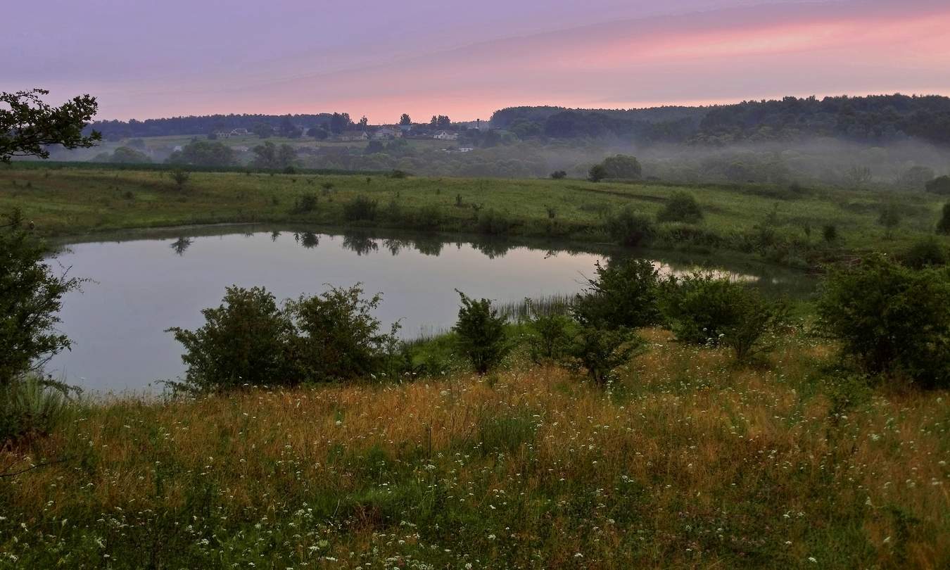 Спящая природа на рассвете