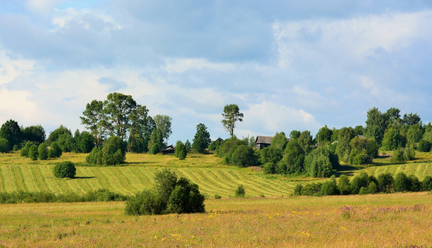 Деревушка на пригорке ...