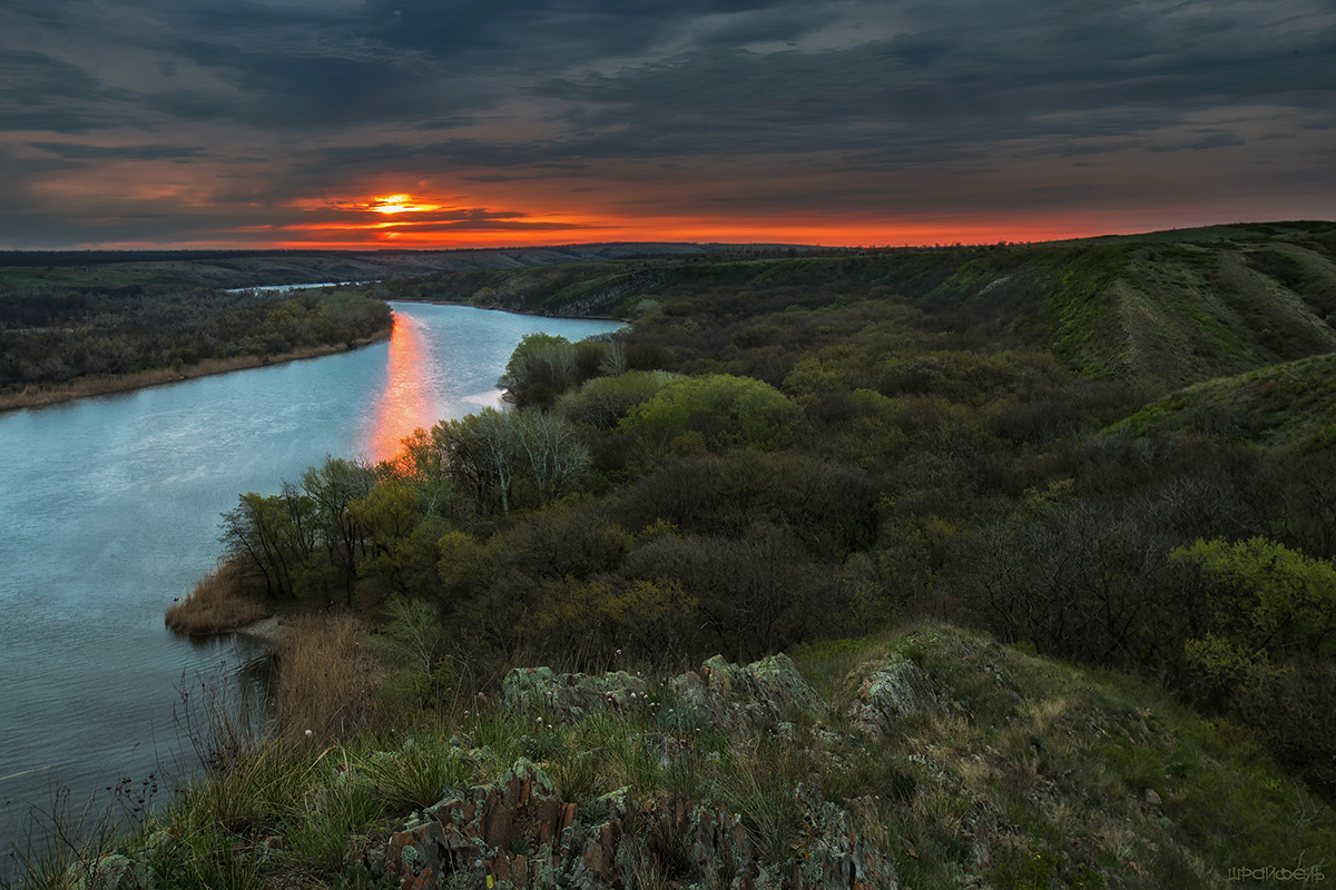 Урочище Орлинка апрельским утром
