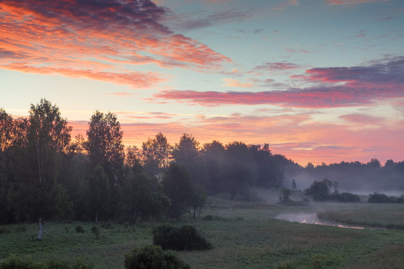 Утреннее дыхание реки
