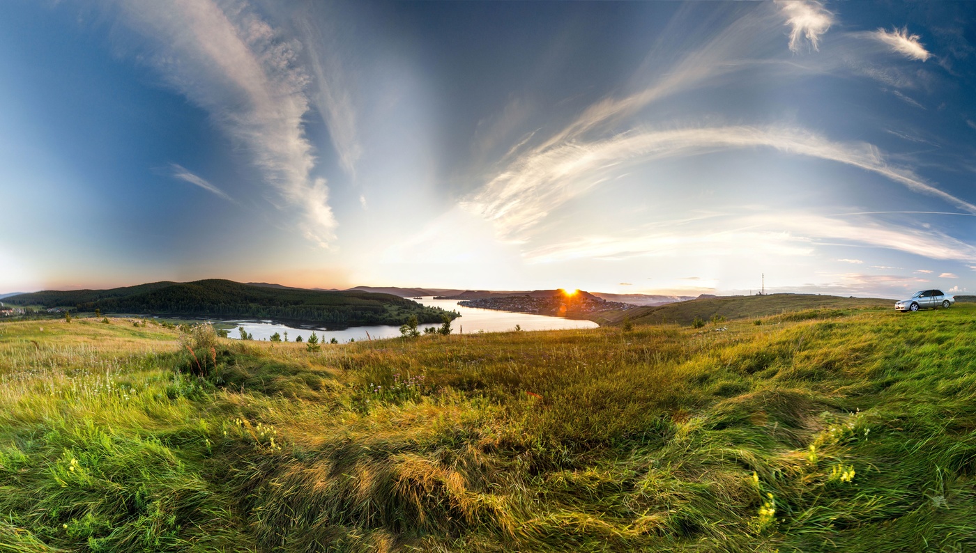 Закат г.Сатка