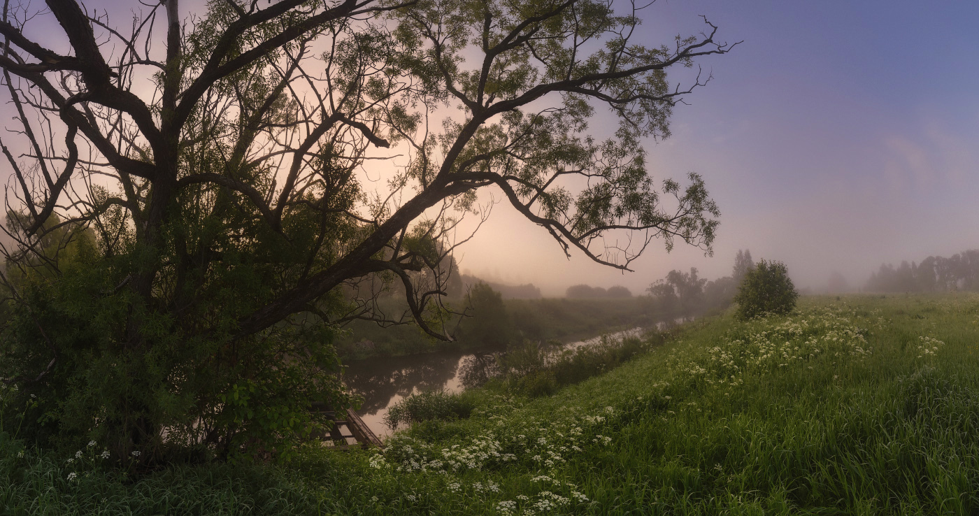 Бежин луг. Рассвет за мостиком