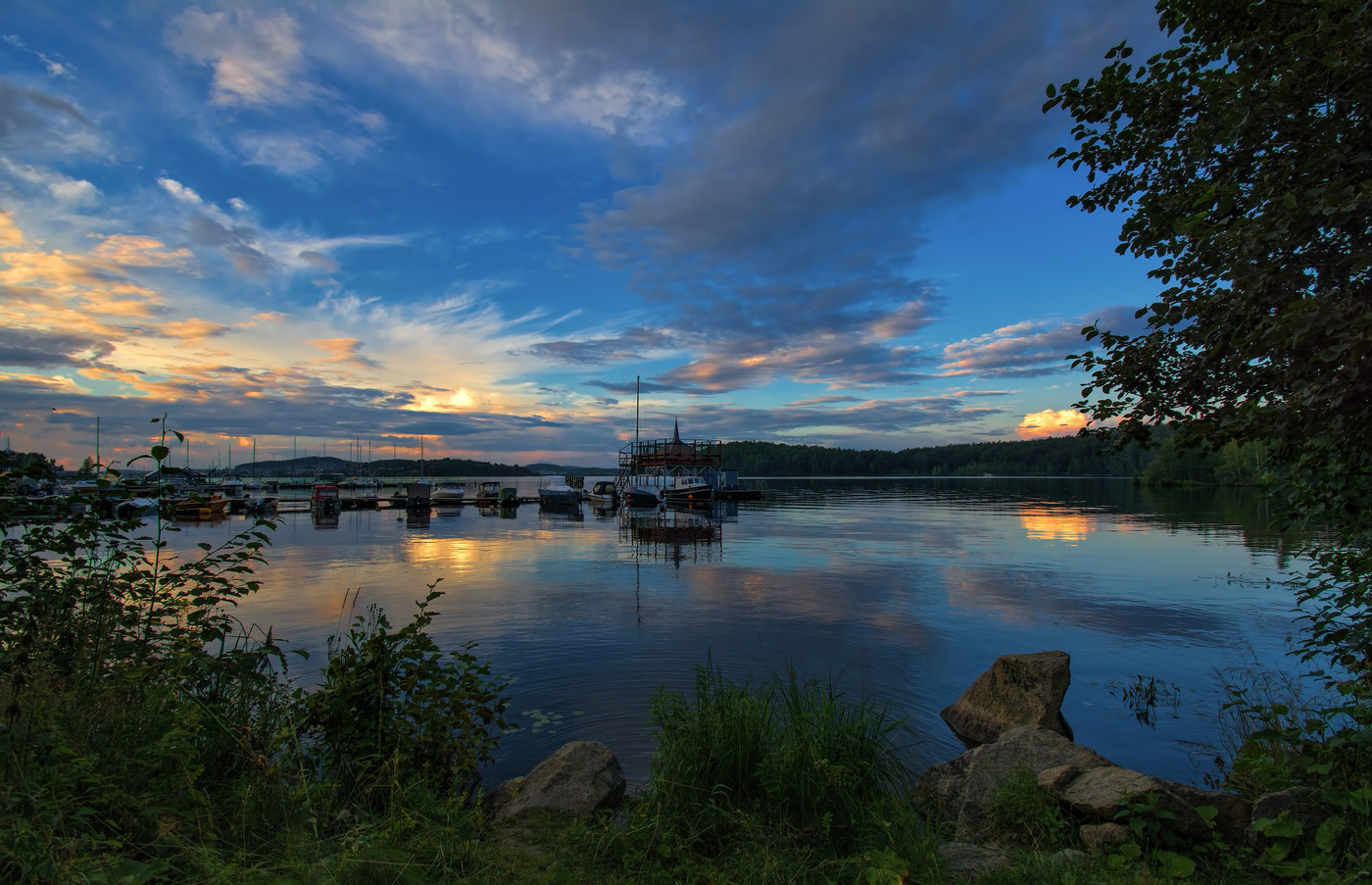 Вечер на пристани