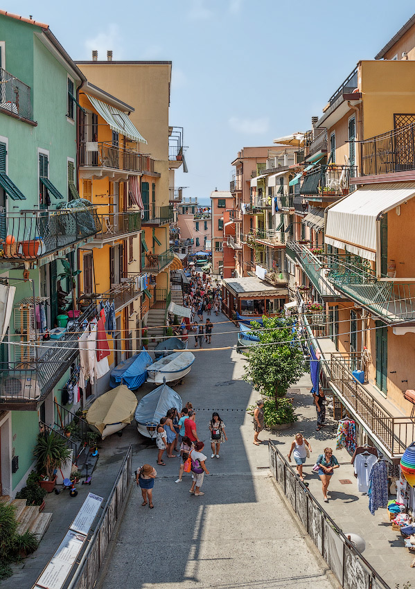 Manarola, прогулка по городу