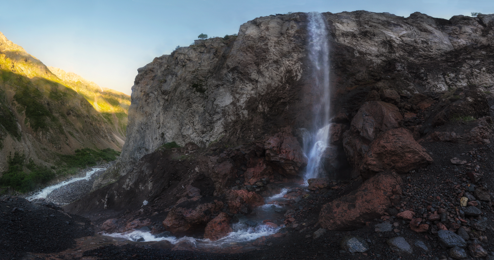 Водопад Азау