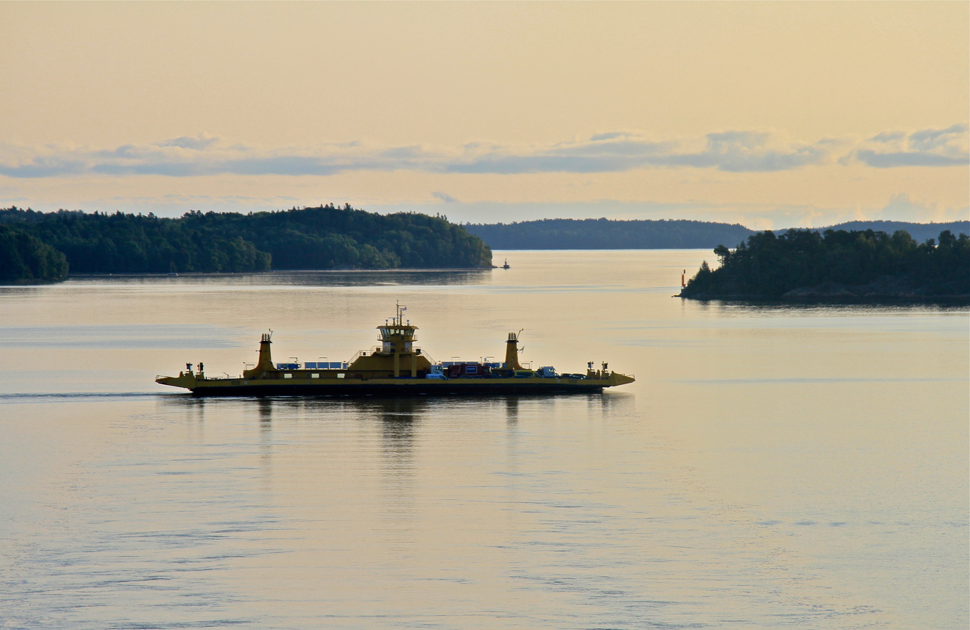 Утро в шведских шхерах