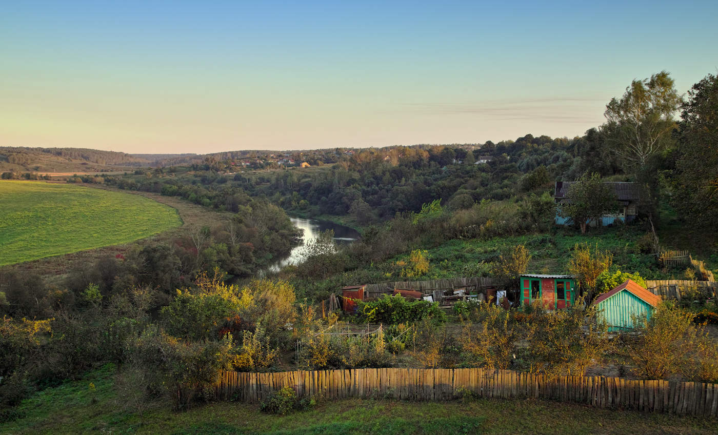 Вечером на краю деревни