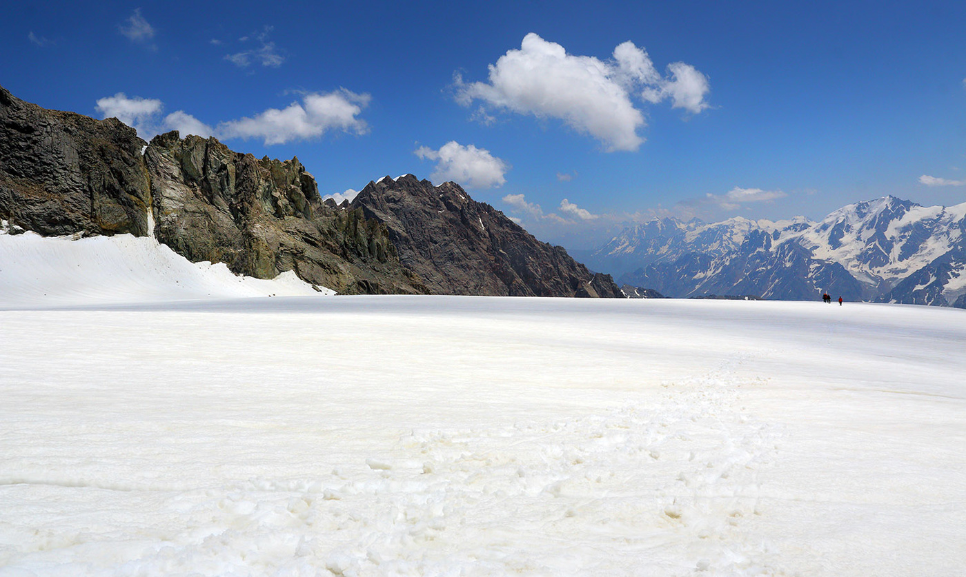На снежном плато