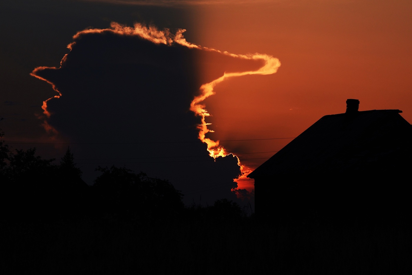 Полыхающее облако ...