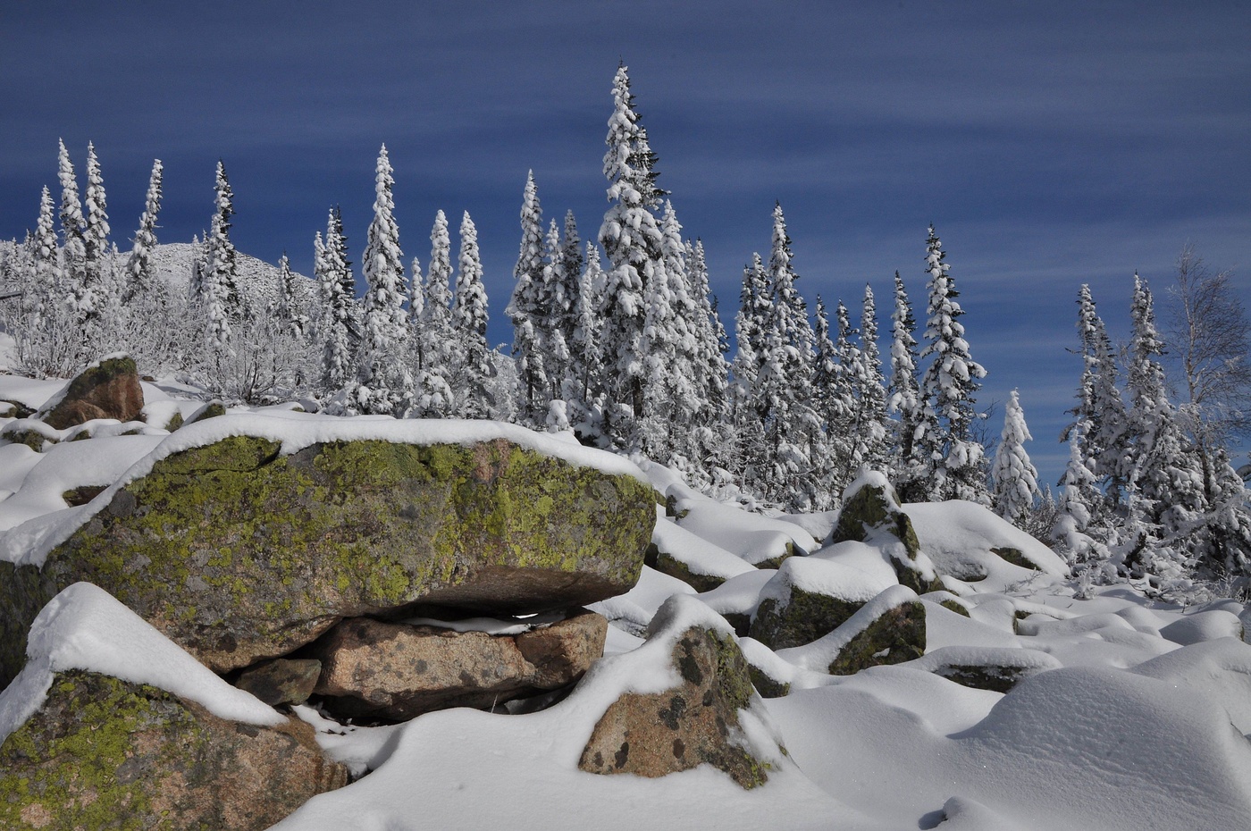 Первый снег на Поднебесных зубьях