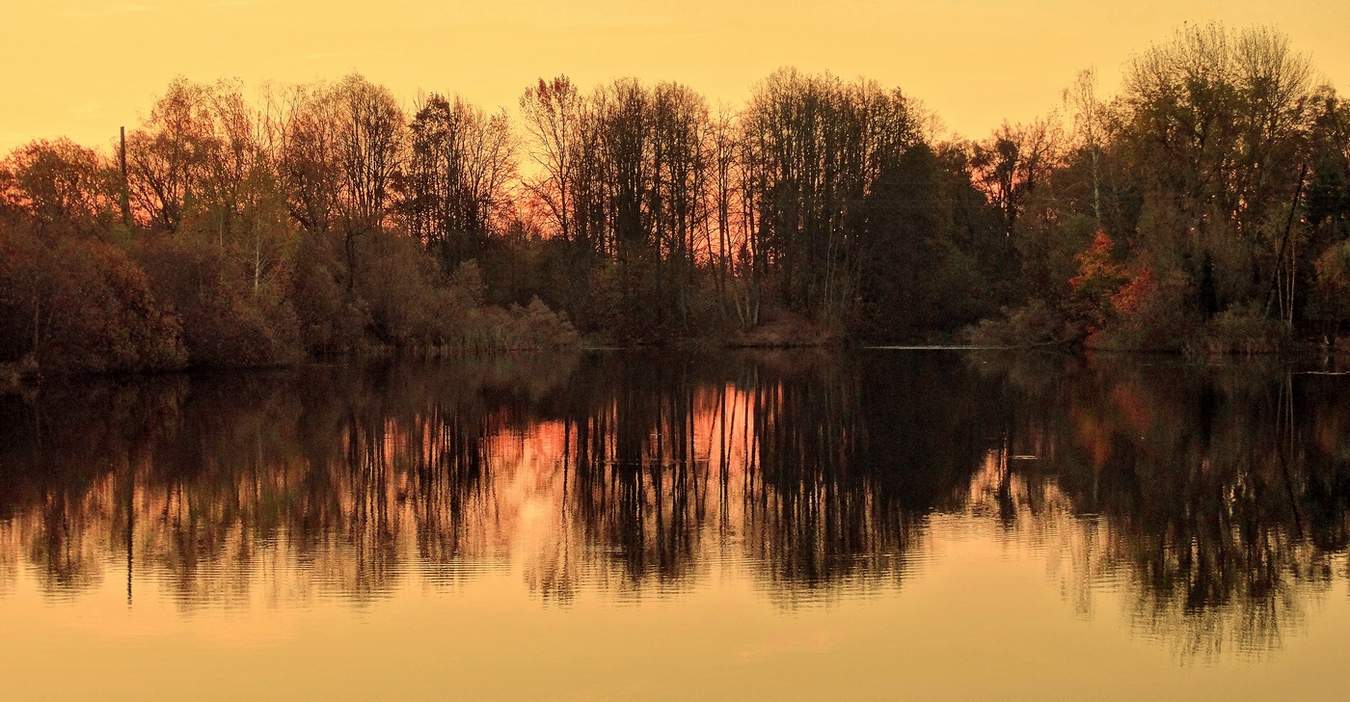 Осеннее солнце скрылось