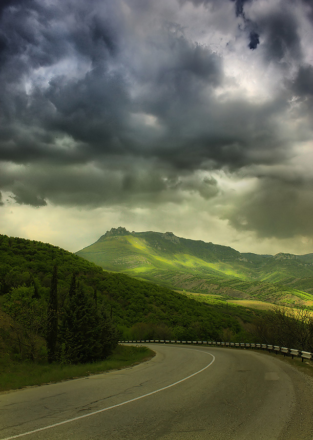По дороге на Судак