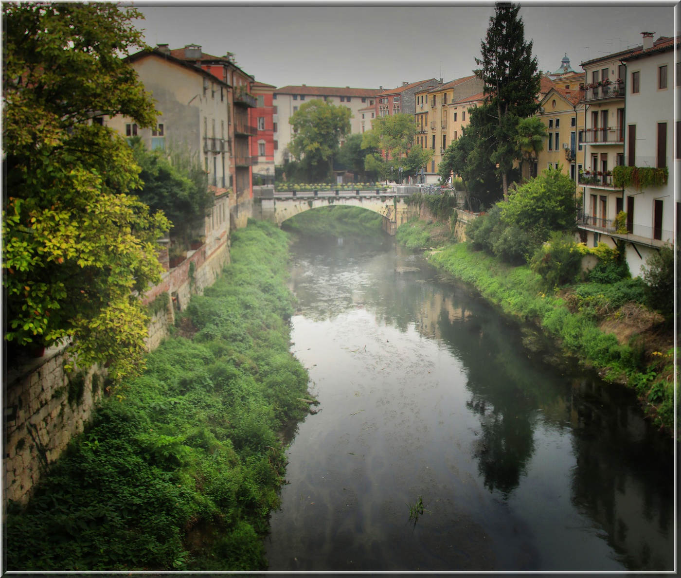 Утро в городе Виченца