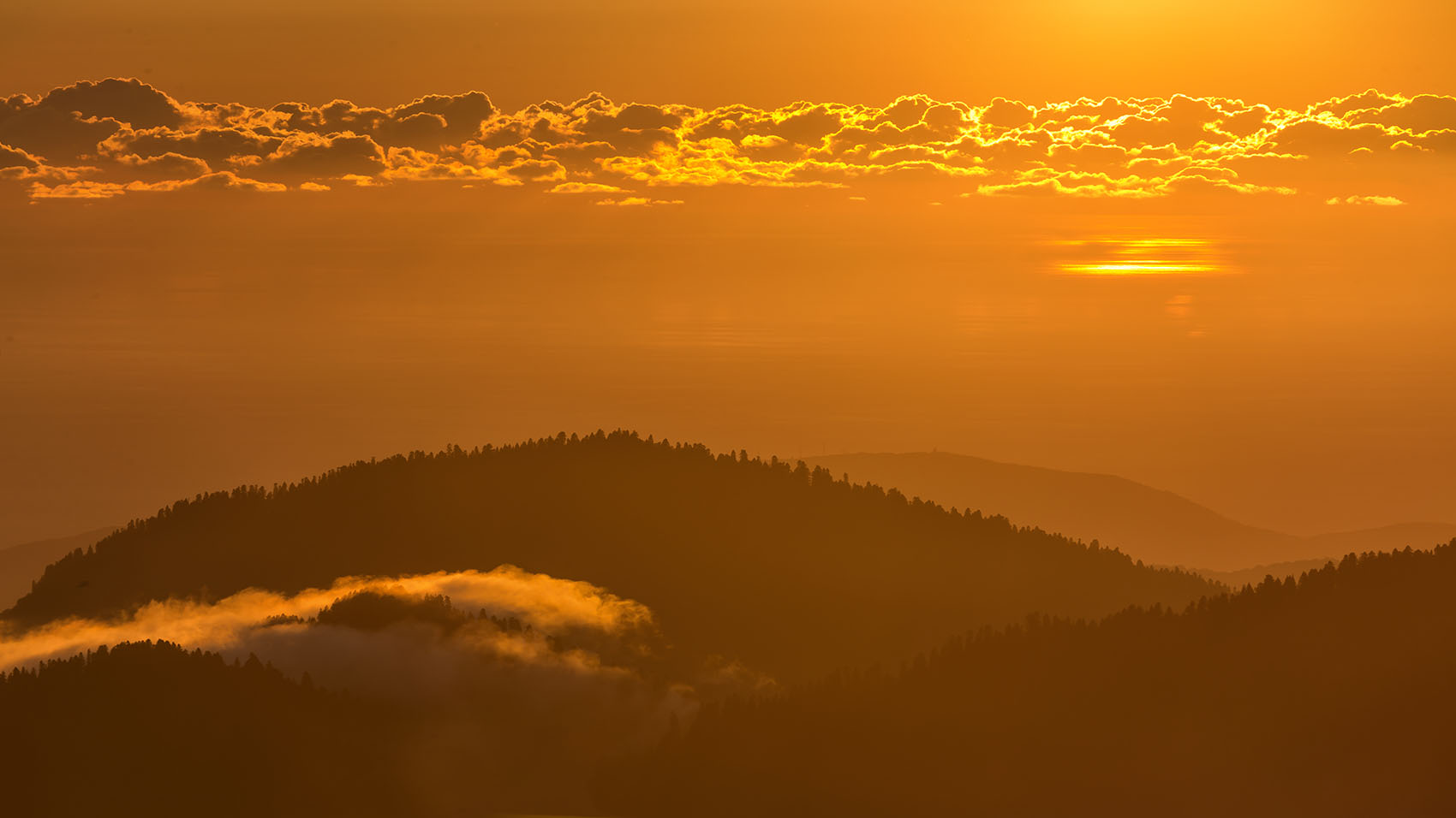 В закатных лучах...