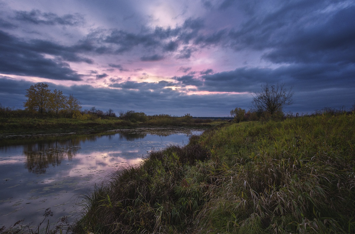 Осенний закат.
