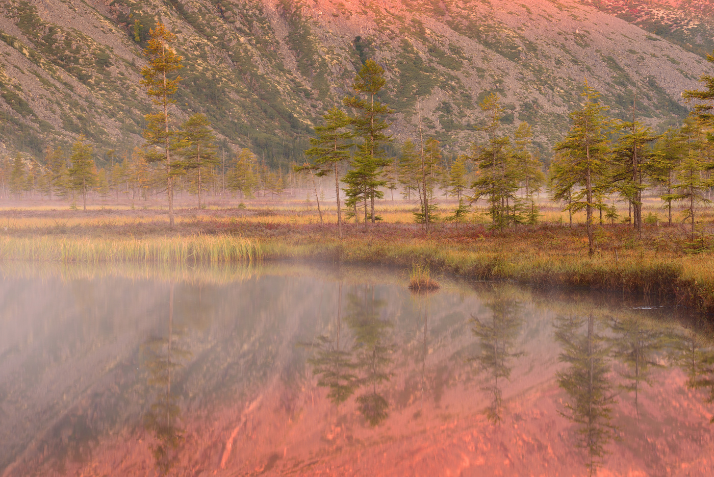 Розовые рассветы Колымы...