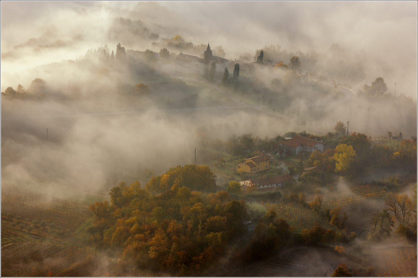 Утро туманное.