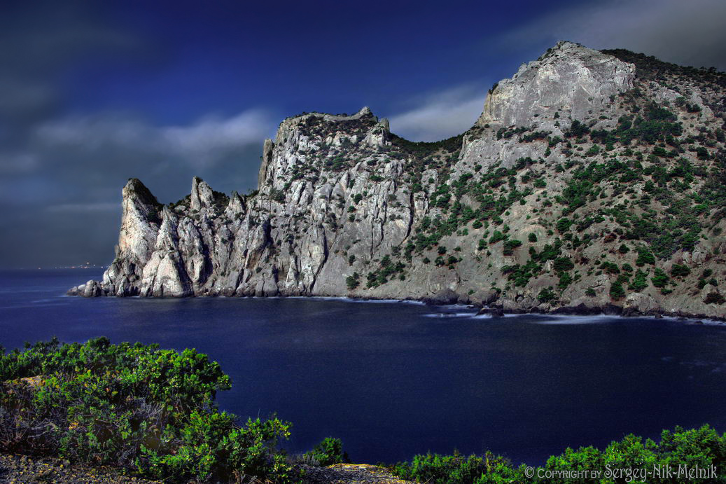 Новосветская в лунном сиянии