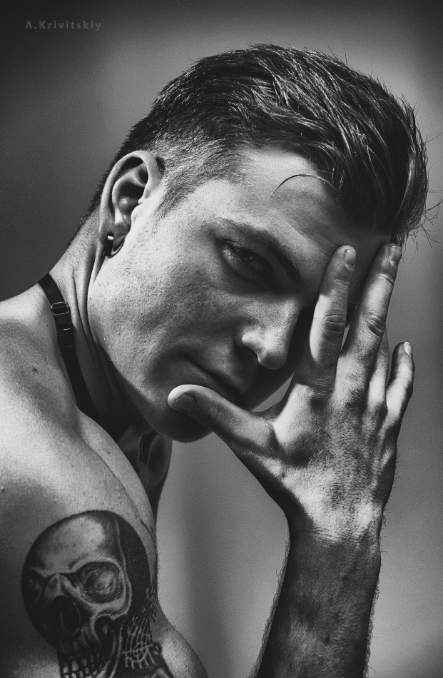 Портрет. Художественные эксперименты в студии.