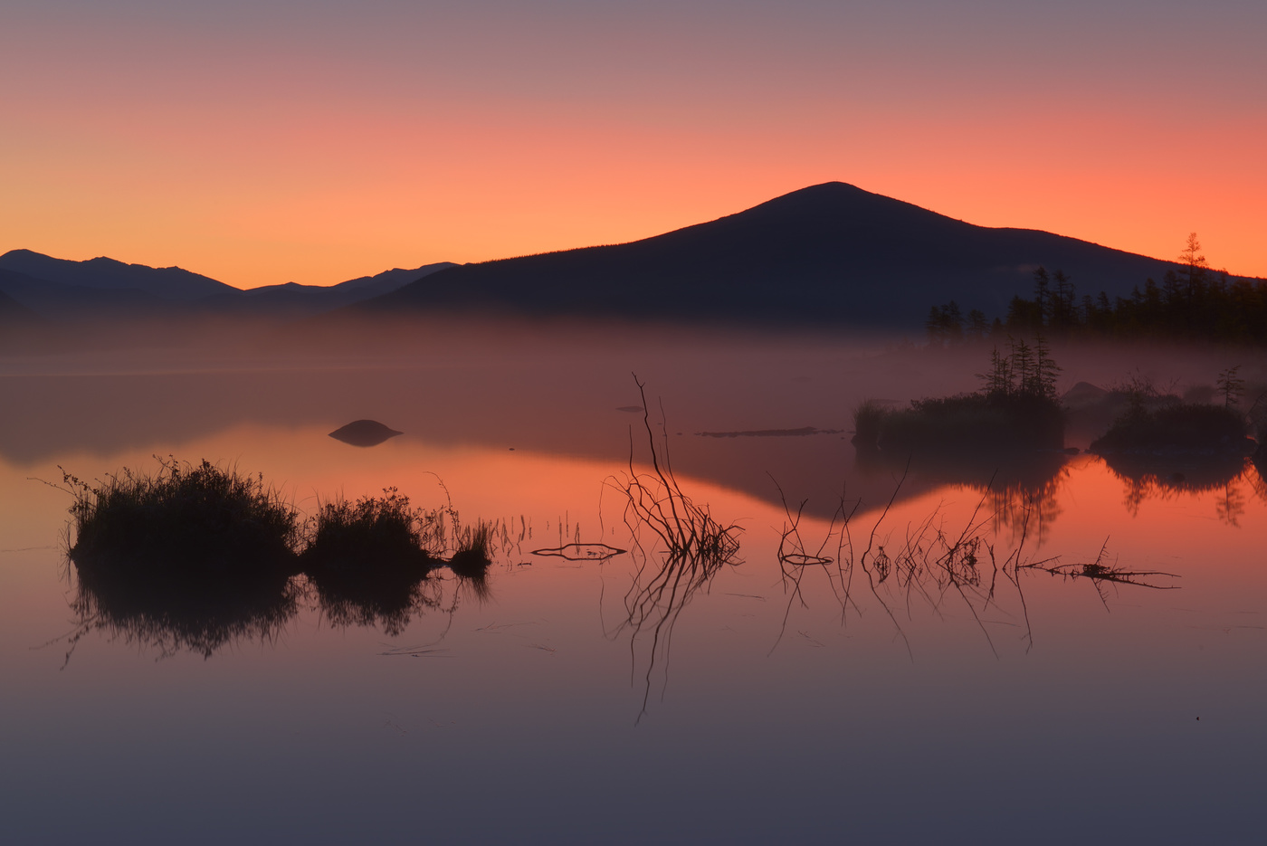 Утро на озере Джека....