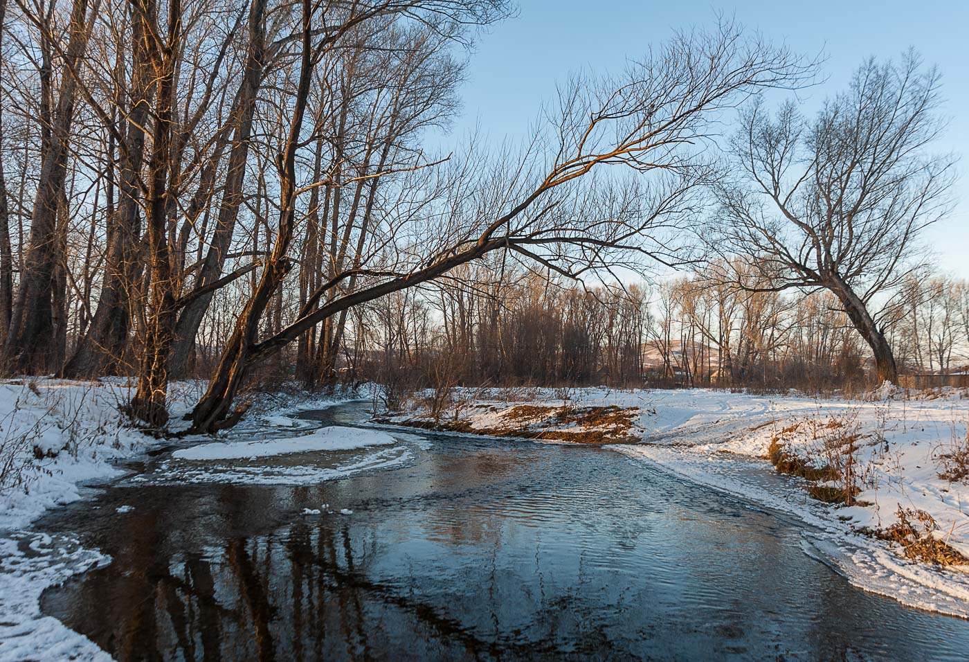 зимний день
