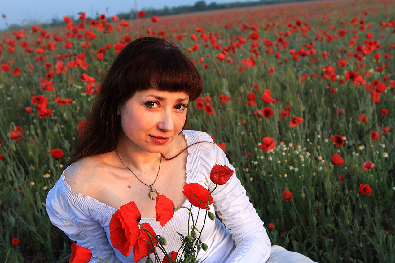 Цветы на заре