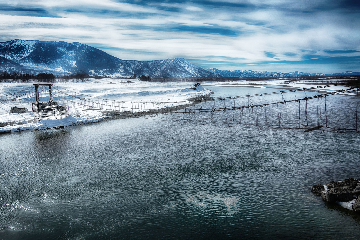 Старый мост у п. Мульта