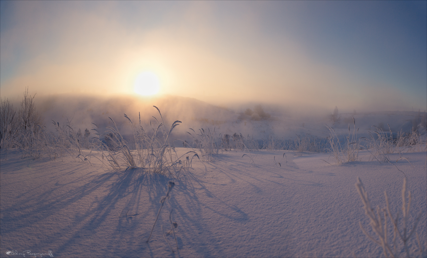 Цвета морозного рассвета.