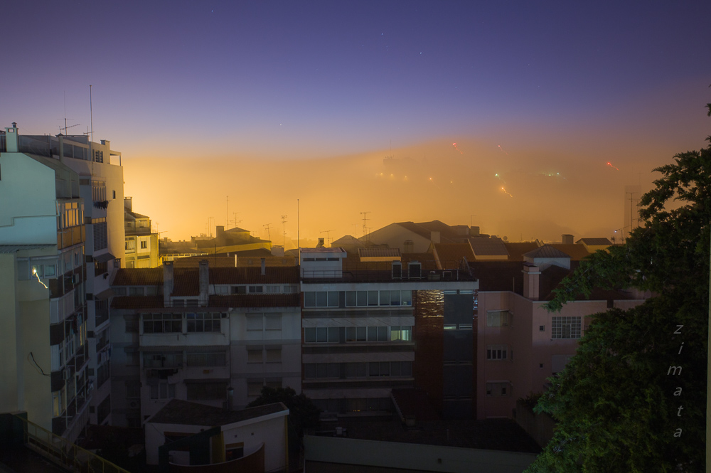 туманное утро