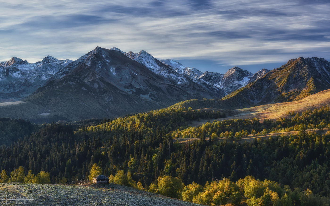 Утро в горах...