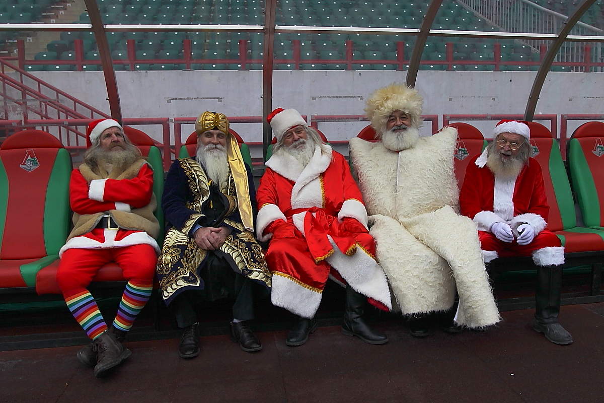 Спортивные Деды Морозы!