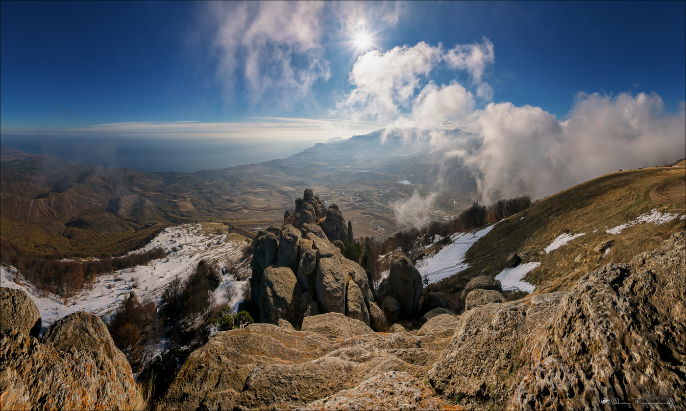 На вершине...