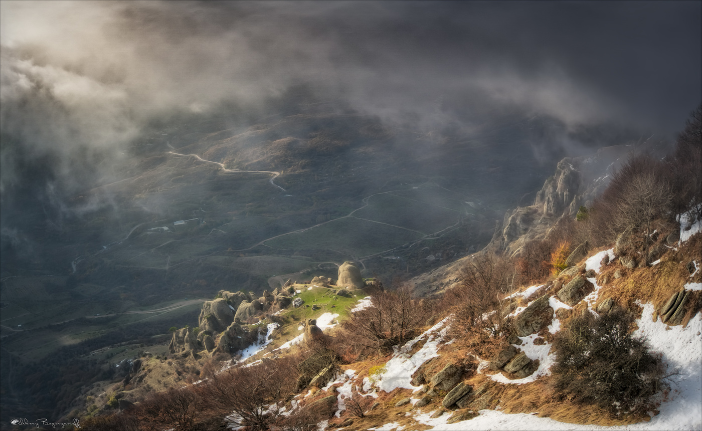 Над Солнечной поляной.